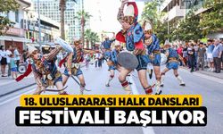 18. Uluslararası Halk Dansları Festivali başlıyor