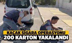 Denizli’de Kaçak Sigara Operasyonu 200 Karton Yakalandı