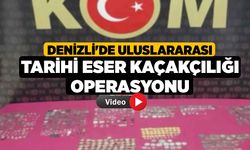 Denizli'de Uluslararası Tarihi Eser Kaçakçılığı Operasyonu