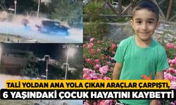 Tali Yoldan Ana yola Çıkan Araçlar Çarpıştı, 6 Yaşındaki Çocuk Hayatını Kaybetti