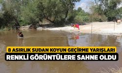 8 Asırlık Sudan Koyun Geçirme Yarışları Renkli Görüntülere Sahne Oldu