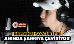 Duyduğu Kelimeleri O Anda Rap Şarkıya Dönüştürüyor