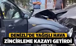 Denizli'de Zincirleme Kazasına 4 Araç Karıştı