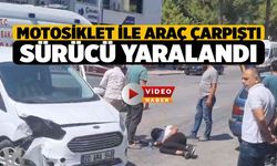 İstiklal Caddesinde Motosikletle Araç Çarpıştı 1 Yaralı