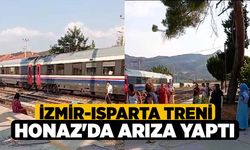 İzmir-Isparta Treni Honaz'da Arıza Yaptı