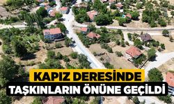 Kapız Deresinde taşkınların önüne geçildi