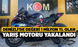 Denizli'de Değeri 1 Milyon TL Olan Yarış Motoru Yakalandı