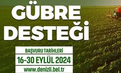 Denizli'de Gübre desteği başvuruları başladı