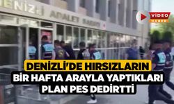 Denizli'de Hırsızların Bir Hafta Arayla Yaptıkları Plan Pes Dedirtti