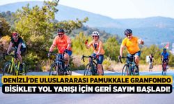 Denizli'de Uluslararası Pamukkale Granfondo Bisiklet Yol Yarışı için geri sayım başladı!