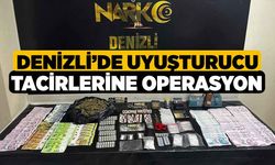 Denizli’de uyuşturucu tacirlerine operasyon