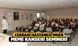 Cerrahi Hastanesi'nden Erbakır ve Erikoğlu'nda Meme Kanseri Semineri