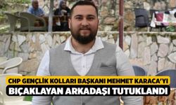 CHP Gençlik Kolları Başkanı Mehmet Karaca'yı Bıçaklayan Arkadaşı Tutuklandı