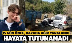 Kazada Ağır Yaralanan Genç 15 Gün Sonra Hayatını Kaybetti