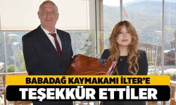 Babadağ'da Kaymakam İlter Uğurlandı