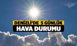 Denizli'de Hava Soğuyor, Hafta İçi Hava Durumu (4-8 Kasım)