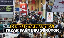 Denizli Kitap Fuarı’nda yazar yağmuru sürüyor