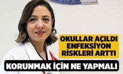 Okullar Açıldı Enfeksiyon Riskleri Arttı, Korunmak için Neler Yapılmalı