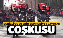 Denizli’de 29 Ekim Cumhuriyet Bayramı coşkusu yaşandı