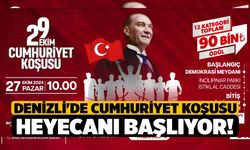 Denizli'de Cumhuriyet Koşusu Heyecanı Başlıyor!