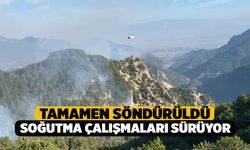 Denizli'deki Yangın Söndü Soğutma Çalışmaları Sürüyor