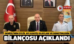 Denizli’nin Eylül Ayı Asayiş Olayları ve Denetimlerin Bilançosu Açıklandı