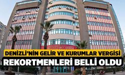 Denizli’nin gelir ve kurumlar vergisi rekortmenleri belli oldu