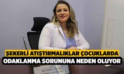 Şekerli atıştırmalıklar çocuklarda odaklanma sorununa neden oluyor