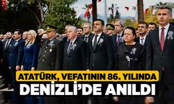 Atatürk Vefatının 86. Yılında Denizli'de Anıldı