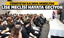 Lise Meclisi Türkiye'de İlk Defa Denizli'de Hayata Geçecek