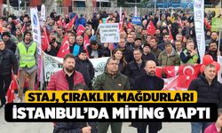 Denizlili Staj ve Çıraklık Mağdurları İstanbul’da Mitinge Katıldı