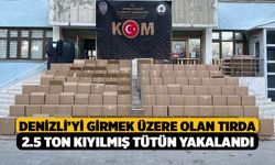 Denizli'ye Giren Tırda 2 Bin 400 Kilo Tütün Yakalandı