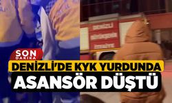 Denizli'de KYK Yurdunda Asansör Düştü