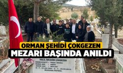 Orman şehidi Çokgezen mezarı başında anıldı