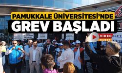 Pamukkale Üniversitesi’nde Grev Başladı