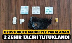 Uyuşturucu maddeyle yakalanan 2 zehir taciri tutuklandı