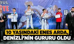 10 Yaşındaki Enes Arda, Denizli'nin gururu oldu