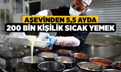 Aşevinden 5,5 ayda 200 bin kişilik sıcak yemek