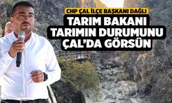 CHP'li Dağlı, Tarım Bakanı Yumaklı, Çiftçinin Zor Durumunu Çal'da Görsün