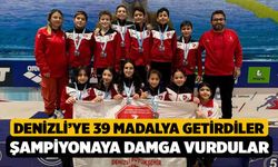 Denizli'ye 39 Madalya Getirdiler, Şampiyonaya Damga Vurdular