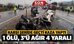 Buldan'da Kaza Karşı Şeride Geçti, Başka Araçla çarpıştı: 1 ölü, 4 yaralı