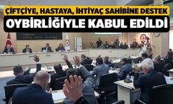 Çiftçiye, Hastaya, İhtiyaç Sahibine Destek Meclisten Geçti