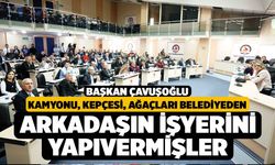 Çavuşoğlu, Kamyonu, Kepçesi, Ağaçları Belediyeden, Arkadaşa İşyeri Yapıvermişler