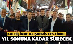 Denizli'de Kaleiçi Alışveriş Festivali Renkli Görüntülerle Başladı