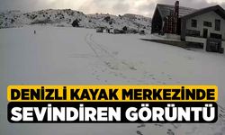 Denizli Kayak Merkezinde Sevindiren Görüntü