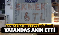 Ekmek Fiyatını 6 Liraya Düşürdü Vatandaş Akın Etti