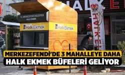 Merkezefendi'de 3 Mahalleye daha Halk Ekmek Büfeleri Geliyor