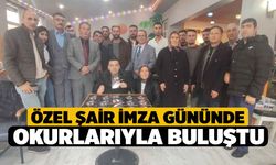 Özel şair imza gününde okurlarıyla buluştu