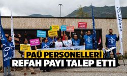 PAÜ personelleri refah payı talep etti