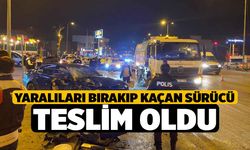 Yaralıları bırakıp kaçan sürücü teslim oldu